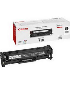 Toneris Canon CRG 718 (2662B002) melns kārtridžs lāzerprinteriem, 3400 lpp.