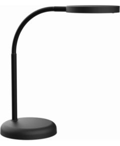 Galda lampa MAULjoy LED, melna, apaļa