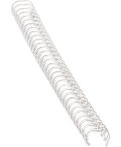 Metāliskas spirāles FELLOWES, 10 mm, 100 gab./iepak., baltas Laminēšanas plēves