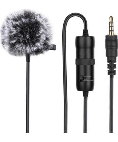 Microphone with a clip PULUZ 3.5mm Jack 6m