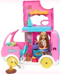 Lalka Barbie Mattel  Kamper Chelsea Zestaw 2w1 (HNH90)