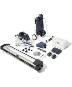 Leņķzāģis Festool KSC 60 EB 5,0 I-UG-Set KAPEX; 2x18 V; 2x5,0 Ah akum.