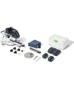 Leņķzāģis Festool KSC 60 EB 5,0 I-Plus KAPEX; 2x18 V; 2x5,0 Ah akum.