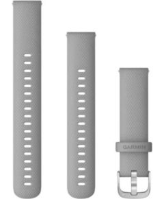 Garmin Быстросъемный ремешок, 18 мм, Порошковый серый цвет/нержавеющая сталь
