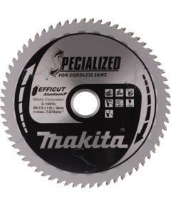 Griešanas disks alumīnijam Makita E-16916; 216x30 mm; Z63; 0°