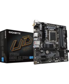 Mainboard GIGABYTE Intel B760 Express LGA1700 Micro-ATX Memory DDR4 Memory slots 4 2xPCI-Express 3.0 1x 1xPCI-Express 4.0 16x 2xM.2 1xHDMI 2xDisplayPort 2xAudio-In 1xAudio-Out 2xUSB 2.0 3xUSB 3.2 1xUSB-C 1xPS/2 1xRJ45 2xRF-Out B760MDS3HAXDDR41.2