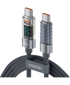 Toocki Charging Cable C-C, 1m, 100W (Grey)