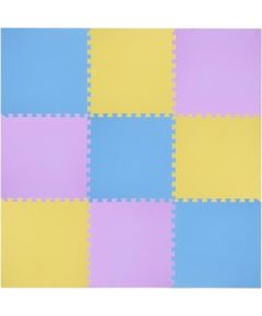 Puzzle mat multipack One Fitness MP10 yellow-blue-purple
