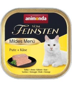 ANIMONDA vom Feinsten Mildes Menu Turkey with cheese - wet cat food - 100g