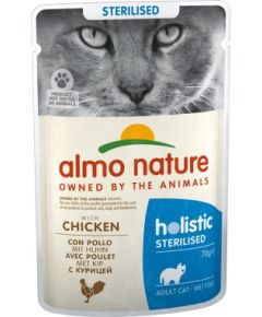 ALMO NATURE Holistic Sterilised with Chicken - wet cat food - 70g