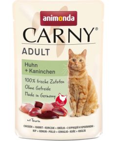 ANIMONDA Carny Adult Chicken and rabbit - wet cat food - 85g