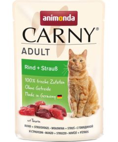 ANIMONDA Carny Adult Beef and ostrich - wet cat food - 85g