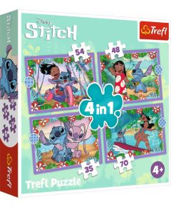 TREFL STITCH Комплект пазлов 4в1