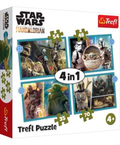 TREFL STAR WARS Комплект пазлов 4в1 Мандалорец