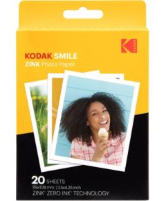 Kodak фотобумага Zink 3x4 20 листов