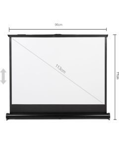 Maclean MC-961 Portable Projection Screen Compact 45" 4:3 Free-Standing Office Cinema