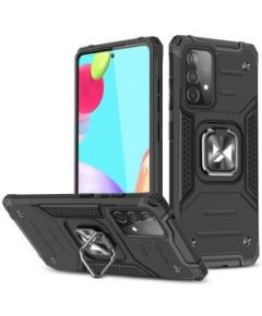 Wozinsky Samsung  Galaxy A52s 5G / A52 5G / A52 4G Ring Armor Case Kickstand Tough Rugged Cover Black