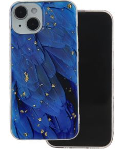 Fusion Gold Glam Blue silikona aizsargapvalks Samsung A256 Galaxy A25 5G