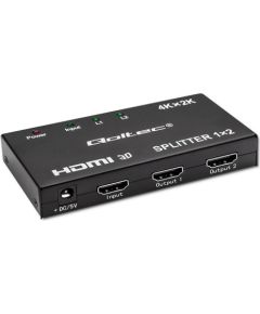 Qoltec 51796 Active HDMI Splitter 2 x HDMI 4K x 2K | 3.4Gb/s