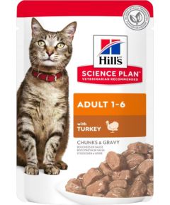 HILL'S Science Plan Adult with turkey - wet cat food - 85g