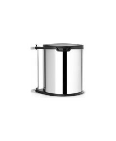 Brabantia atkritumu tvertne, 15l, iebūvējama, brilliant steel Мусорные контейнеры