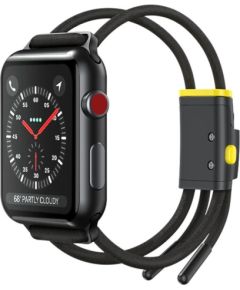 Baseus   Let's Go Adjustable Sport Band for Apple Watch 38 / 40 / 41mm Black Yellow