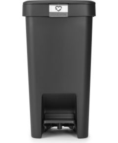 BRABANTIA atkritumu tvertne ar pedāli StepUp, 10 l, Dark Grey - 800344