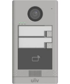Uniview OEU-202S-HMK2 ~ UNV Ārējais IP video domofona ieejas panelis ar PoE un RFID nolasītāju 10000 kartes virsapmetuma Linux