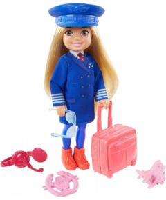 Lalka Barbie Mattel Chelsea Kariera - Pilotka (GTN90)