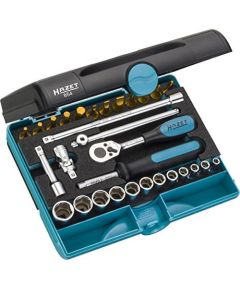 Hazet 854-1 bit set/wrench set 1/4" - 33-pieces