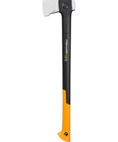 Fiskars X-series X28 splitting ax with M-blade, ax/hatchet (black/orange, long shaft)
