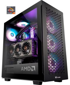 Thermaltake AMD Elite Edition, gaming PC (black/transparent, Windows 11 Home 64-bit)