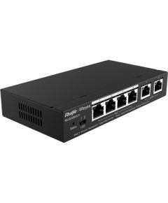 Ruijie RG-ES206GC-P ~ Гигабитный управляемый PoE коммутатор 4GE(PoE)+2GE(Uplink)(PoE 54Вт)