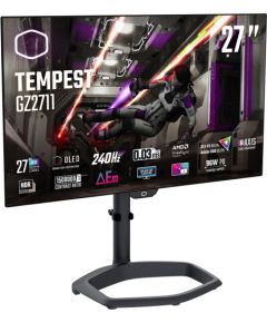 Cooler Master GZ2711 - 27 - LED monitor, black, QHD, AMD Free-Sync Premium, USB-C, 240Hz panel