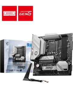 MSI B760M PROJECT ZERO - Socket 1700 - motherboard