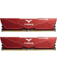 Team Group DDR5 32GB - 5200 - CL - 40 - Dual-Kit - FLRD532G5200HC40CDC01, VULCAN, XMP, red
