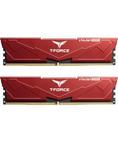 Team Group DDR5 32GB - 5200 - CL - 40 - Dual-Kit - FLRD532G5200HC40CDC01, VULCAN, XMP, red