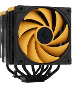 DeepCool AK620 Zero Dark Zoria Processor Air cooler 12 cm Black, Yellow 1 pc(s)