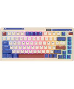 Wireless mechanical keyboard Royal Kludge KZZI K75 pro RGB, Moment Switch (retro blue)