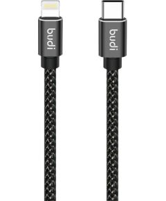 USB-C to lightning cable Budi, 20W, 2m