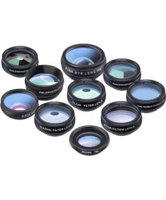 Mobile lens kit APEXEL APL-DG10 10 in 1 (black)