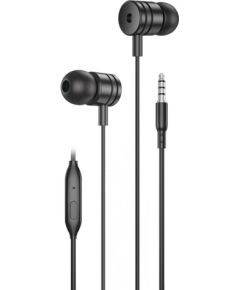 Foneng EP200 wired, in-ear headphones, mini jack (black)