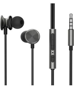 Joyroom Wired Earphones JR-EW03, Half in Ear (Dark Grey)