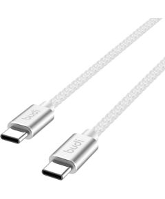 USB-C to USB-C Cable Budi 65W 1,5m (white)
