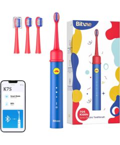 Sonic toothbrush with app for kids, tips set  Bitvae BVK7S (blue)