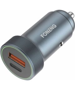 Car charger kit single USB Foneng C16 (metal)