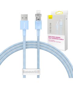 Fast Charging Cable Baseus Explorer USB to Lightning 2.4A 1M (blue)