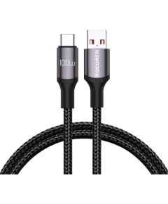 Fast Charging cable Rocoren USB-A to USB-C Retro Series 2m 100W (grey)