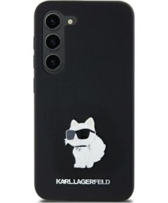 Karl Lagerfeld Samsung  Galaxy A55 A556 hardcase Silicone Choupette Metal Pin Black