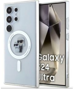 Karl Lagerfeld Samsung  Galaxy S24 Ultra Hardcase IML Karl&Choupette MagSafe Transparent